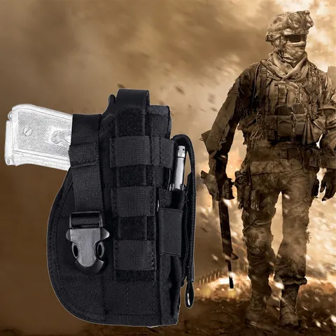 Holster Táctico para Exteriores Nailon Impermeable Correa Modular Bolsa de Pierna Militar CS Campo Riñonera Equipo de Caza