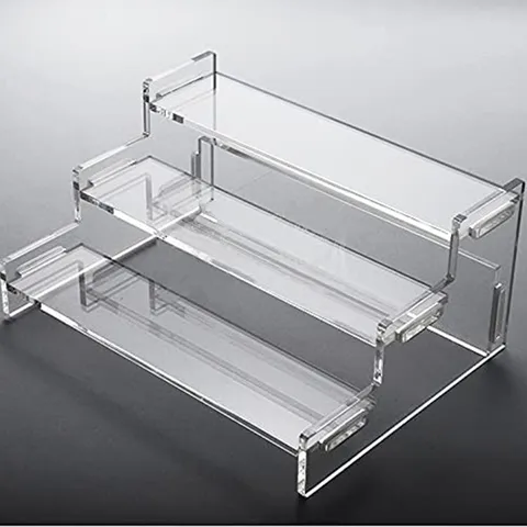 Klarer Acryl Display Ständer Stufenregal Für Sammfiguren Blind Boxes Cupcakes Desktop Aufbewahrungsregal