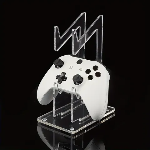 Acrylic Game Controller Stand Dual Layer Desktop Storage Holder Universal Display Stand For PS4 Console Gaming Accessories