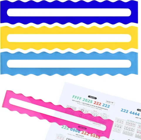 Children Reading Guide Strips Acrylic Highlight Reading Tracking Rulers Dyslexia Tools Office Supplies
