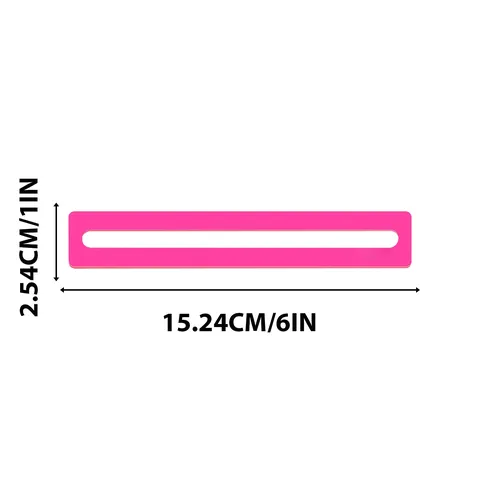 Children Reading Guide Strips Acrylic Highlight Reading Tracking Rulers Dyslexia Tools Office Supplies