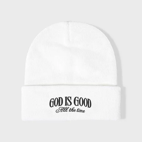 Casual Acryl Geborduurde Letter Gebreide Muts Beanie Unisex Winter Thermisch Winddicht Opvouwbaar Outdoor Omslag Muts Sieraden