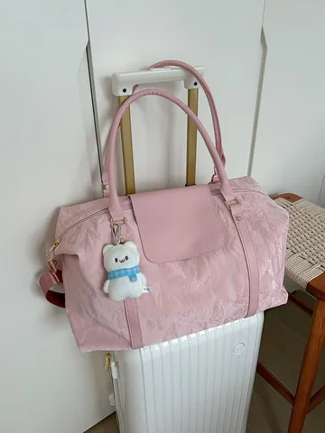 Grote Capaciteit Reistas Dames Waterdicht PU Leer Tote Bag Casual Handtas Lichtgewicht Gym Bagaged Tas Voor Korte Reizen