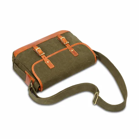 Retro Canvas Umhängetasche Für Damen Vintage Messenger Bag Casual Schultertasche Stilvolle Pendler Handtasche