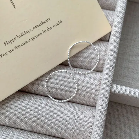 Minimalistischer 925 Sterlingsilber Wellen Offener Ring Für Damen Japanischer Stil Vintage Luxus Geometrischer Gedrehter Fingerring Feiner Schmuck Geschenk