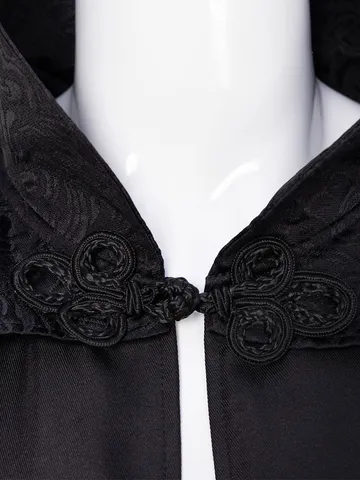 Medieval Vintage Vampire Cloak Stand Collar Gothic Cape Halloween Party Cosplay Stage Performance Costume For Adults