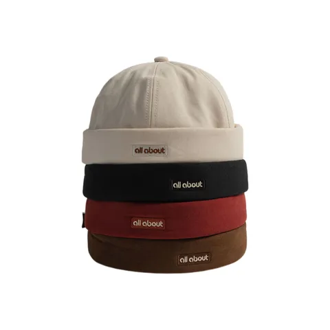 Unisex Baumwolle Krempenlos Docker Cap Vintage Sailor Hut Retro Mütze