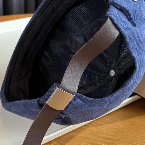 Καπέλο Χωρίς Γείσο Casual Βαμβακερό Ρετρό Docker Hat Στριφτό Beanie Streetwear Μονόχρωμο Ρυθμιζόμενο Με Μεταλλικό Σήμα Για Unisex