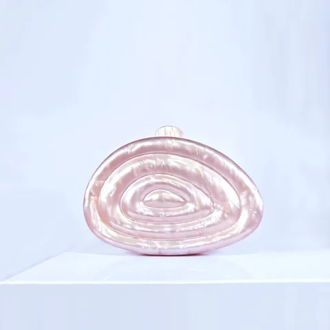 Women Acrylic Evening Bag Marble Texture Clutch Purse Stylish Chain Shoulder Bag Minimalist Daily Handbag