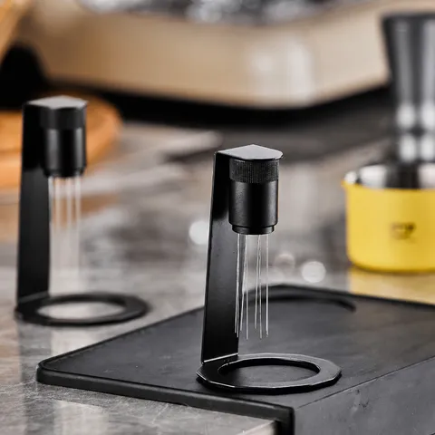 Stainless Steel Coffee Distribution Needle Wdt Tool Magnetic Espresso Distributor With Stand Barista Accessories