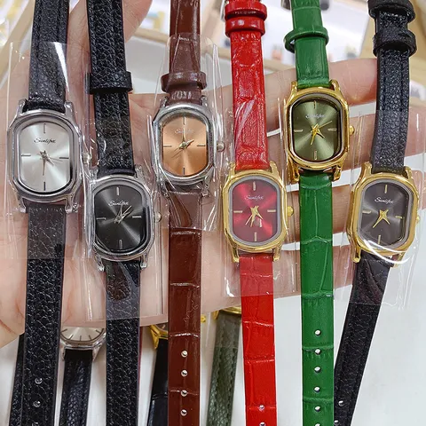 Vintage Square Quartz Watch For Women Minimalist Luxury Alloy Faux Leather Strap Analog Dial Wristwatch Elegant Elegant Casual Ladies Wrist Watch