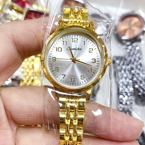 Γυναικείο Ρολόι Quartz Αδιάβροχο Λουράκι από Κράμα Αναλογικό Ρολόι Χειρός Μόδας για Κυρίες Στρογγυλό Καντράν Αριθμητική Κλίμακα