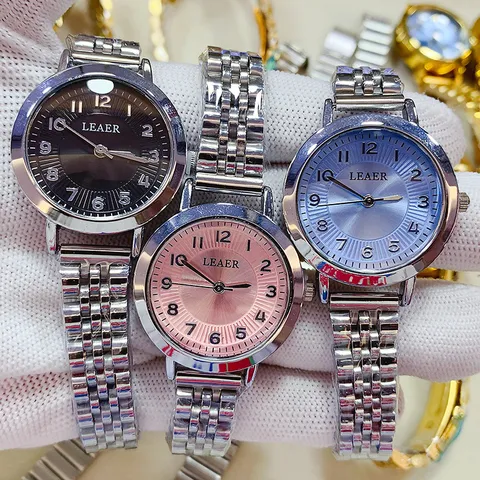 Minimalistisch Roestvrij Staal Quartz Horloge Voor Dames Mode Ronde Wijzerplaat Analog Horloge Student Dagelijks Sieraden Cadeau