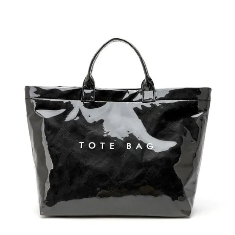 Large Capacity Dupont Paper Tote Bag Waterproof Transparent Handbag Fashion Commuter Tote Bag Casual Handbag