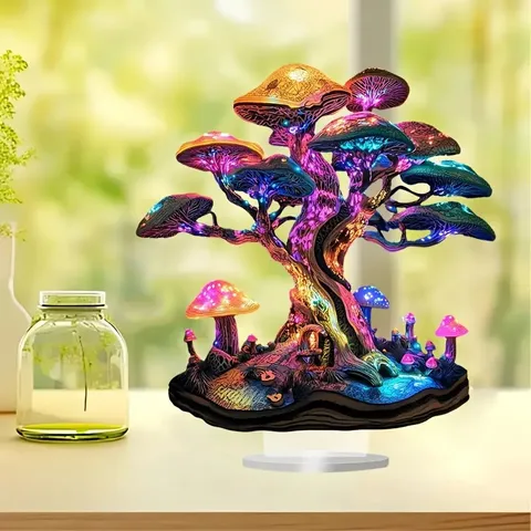 Acrylic Standee Desktop Ornament Transparent Acrylic Figure Decor Modern Art Festival Gift Home Decoration