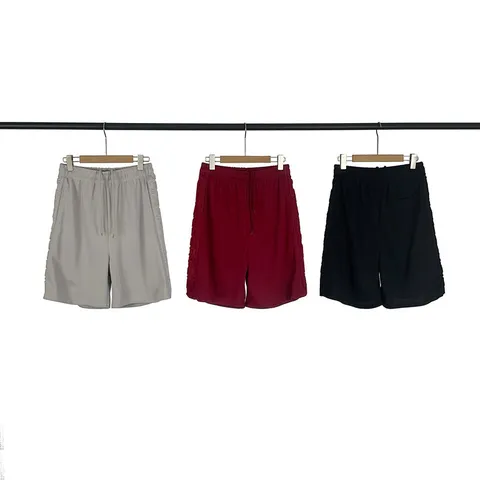 Shorts Casual da Uomo High Street Estate Sport Spiaggia Shorts Lettera Ricamata Vestibilità Dritta Coulisse