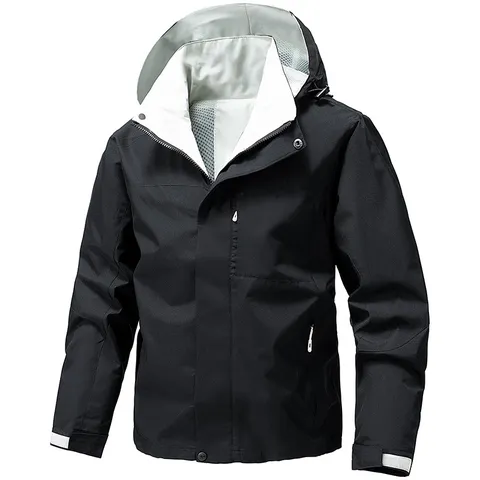 Unisex Outdoor Waterdichte Windbreaker Jas Met Capuchon Lichte Werkkleding Lente Herfst Casual Jas