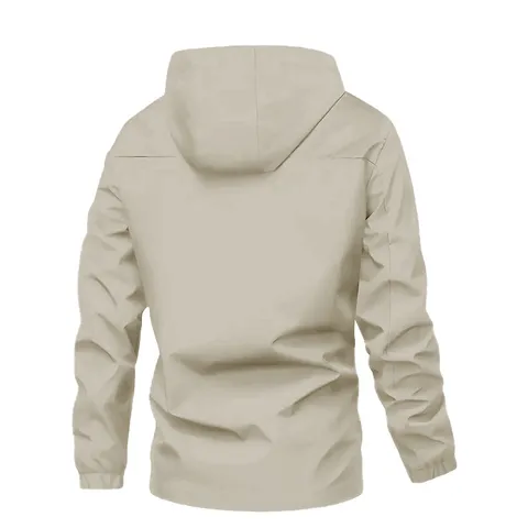 Men's Casual Long Hooded Jacket Windproof Winter Parka Coat Waterproof Outerwear