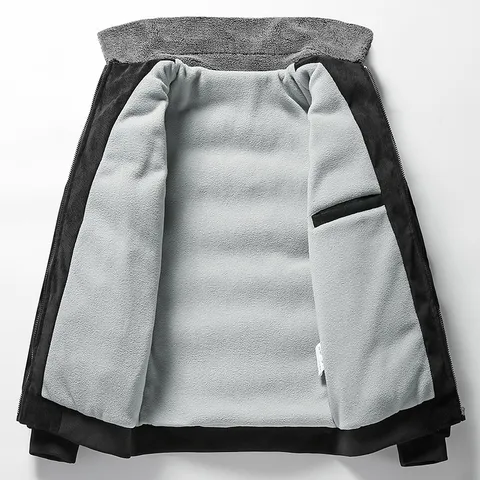 Men's Winter Short Thickened Lambswool Lapel Cotton Padded Jacket Korean Style Trendy Warm Casual Outerwear