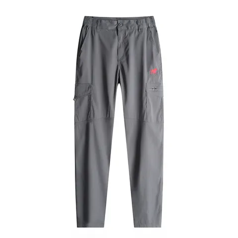 Men Quick Dry Outdoor Hiking Cargo Pants Tactical Lightweight Breathable Polyester Trousers For Trekking Camping Mountain