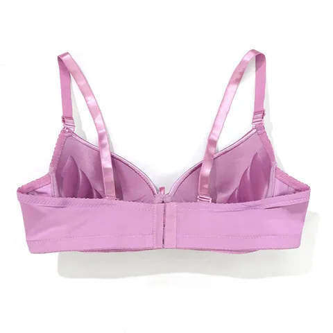 Women's Comfortable Seamless Smooth Surface Push Up Plus Size Bra Nylon Spandex Lifting Adjustable Underwear Plus Size Bralette
