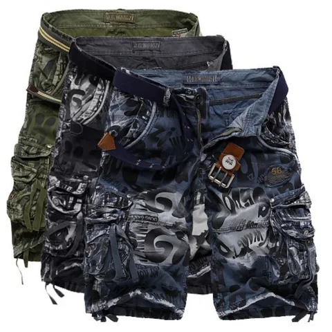 Andrika Casual Fardia Cargo Shorts Parallagis Vamvakika Pollaplon Tsepkon Mikous Gonatou