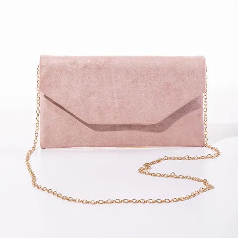Glitter Suede Evening Bag Envelope Crossbody Bag Elegant Chain Shoulder Bag Women Party Wedding Handbag