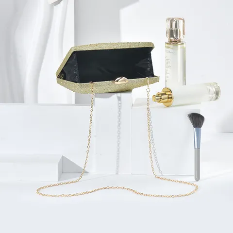 Women Fashion Rhinestone Evening Bag Luxury Glitter Clutch Purse Wedding Party Dress Handbag Sequins Crystal Small Square Bag