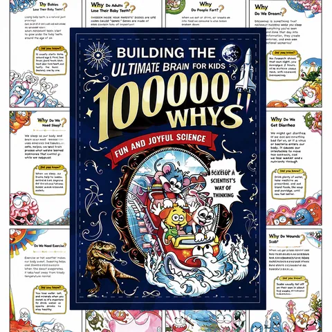 Kinderen Engels Wetenschap Encyclopedie Boek 100000 Whys Educatief Lees Prentenboek Voor Kinderen Studenten Leren
