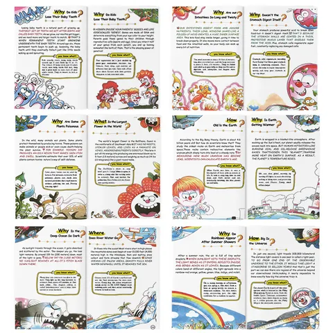 Kinderen Engels Wetenschap Encyclopedie Boek 100000 Whys Educatief Lees Prentenboek Voor Kinderen Studenten Leren