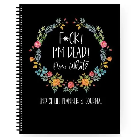 Vintage Black Loose Leaf Notebook End Of Life Planner And Journal Portable Diary Organizer Stationery Gift