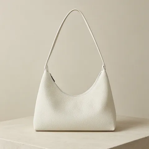 Women Genuine Leather Hobo Bag Solid Color Casual Underarm Shoulder Bag Vintage Tote Purse Daily Commuting Handbag