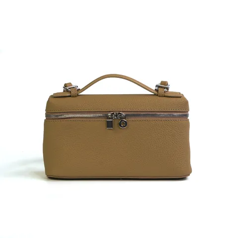 Borsa a Bauletto in Vera Pelle di Vacchetta Moda Donna Borsa a Mano Borsa a Tracolla Minimalista Borsetta Giornaliera