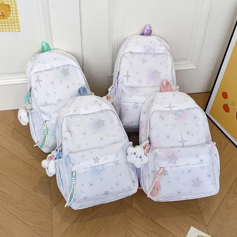 Γυναικείο Casual Backpack με Σχèδιο Αστέρι Μεγάλης Χωρητικότητας Ελαφρύ