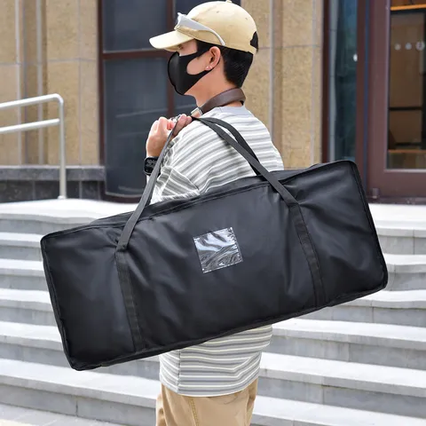 Borsa da Viaggio in Nylon Casual di Grande Capacità per Uomini e Donne Sport Fitness Outdoor Weekender Duffel Bag