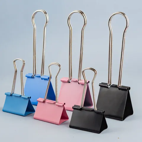 Extra Large Metal Binder Clips Swallowtail Paper Clips Large Capacity Document Folder Office School Stationery Supplies