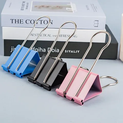 Extra Large Metal Binder Clips Swallowtail Paper Clips Large Capacity Document Folder Office School Stationery Supplies