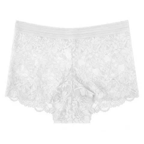 Women's High Stretch Breathable Lace Boxer Briefs Tummy Control Butt Lifter Safety Shorts Panties