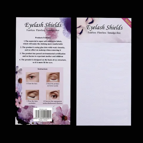 Eyelash Extension Isolation Eye Patches Non Woven Fabric Self Adhesive Breathable Eyelash Grafting Shield Makeup Tools