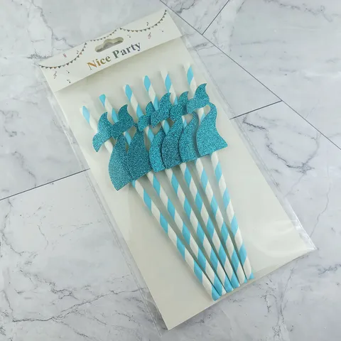 Creative Disposable Paper Straws Gold Glitter Diamond Ring Design Party Drinking Straws For Juice Cake Decorating