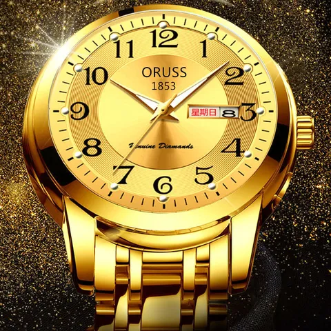 Orologio da Uomo Quarzo Casual Cassa in Lega Cinturino Acciaio Inossidabile Luminoso Impermeabile Calendario Grande Quadrante Rotondo Orologio da Polso