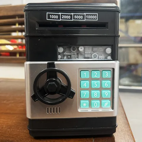 Elektrisches Kinder-ATM-Passwort-Sparschwein Musik Automatische Geldroller-Sparbox Safe Für Finanzbildung Für Kinder