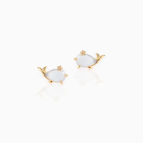 316L Edelstahl Meerestier Ohrstecker Flache Rückseite Strass Knorpel Piercing Schmuck Für Herren Damen