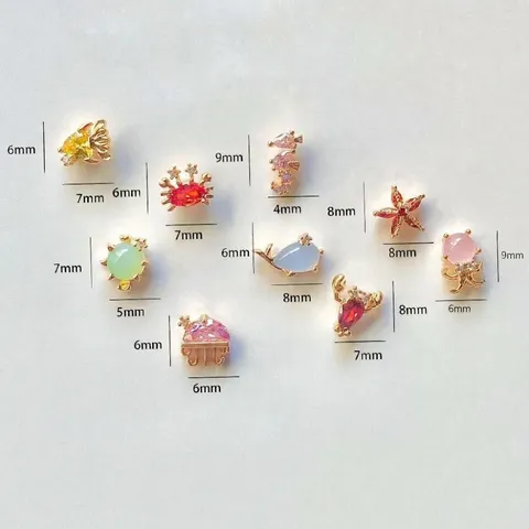316L Edelstahl Meerestier Ohrstecker Flache Rückseite Strass Knorpel Piercing Schmuck Für Herren Damen