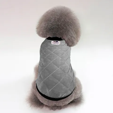 Winter Warm Pet Dog Cotton Coat Fleece Vest Small Medium Large Dogs Cats Apparel Candy Color Winter Clothes Puppy Vest Jacket