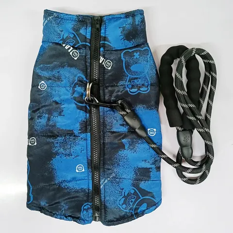 Chaleco de Algodón de Invierno para Perros y Mascotas Impermeable Chaqueta Cálida Ropa para Perros Pequeños Medianos y Grandes Diseño de Camuflaje