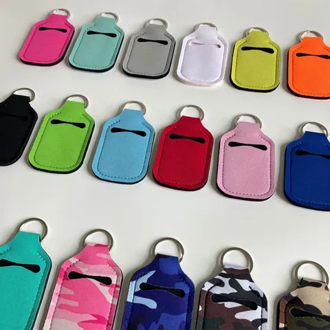 Фόρητο Κάλυμμα Μπουκαλιού Αρώματος από Neoprene Θήκη Κραγιόν Μανίκι Μπουκαλιού Απολυμαντικού Χεριών Με Μπρελόκ Φόρητη Τσάντα Αποθήκευσης Ταξιδιού