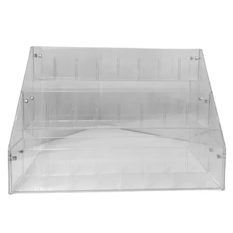 Soporte de Exhibición Escalonado de Acrílico Transparente Caja de Almacenamiento Clara para Cajas Ciegas Figuras de Acción Muñecas Organizador de Escritorio