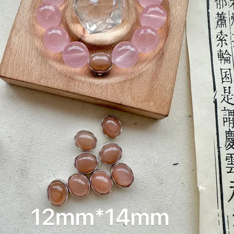 Accessori per Gioielli Fai da Te Cabochon in Pietra del Sole Perline di Cristallo E Ciondoli Fiocco Argento Per Gioielli