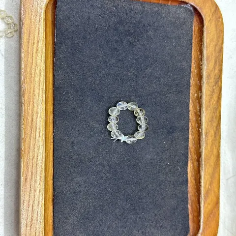 Anello di Perline in Cristallo Naturale Ametista Citrino Cuore Stella Accessori per Gioielli DIY